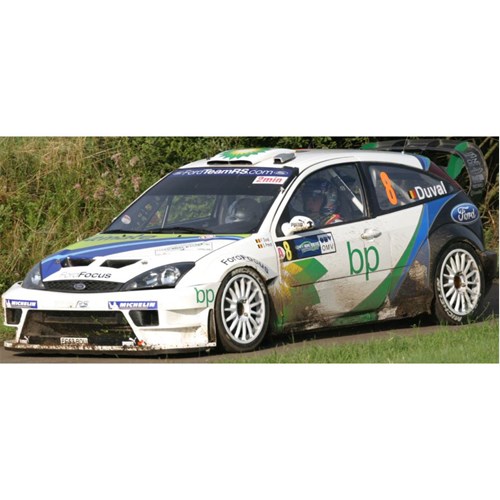 Sun Star Ford Focus RS WRC - 2004 Rally Deutschland - #8 F. Duval 1:18 model car