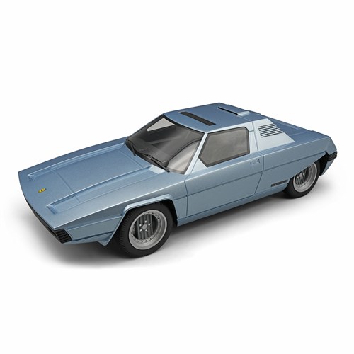 Tecnomodel Ferrari 308 GT Bertone Rainbow 1976 - Metallic Light Blue 1:18 model car