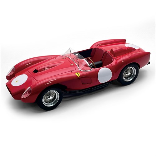 Tecnomodel Ferrari 250 TR - 1958 Press Car w. Roundels - Red 1:18 model car