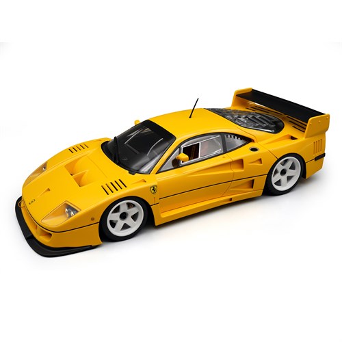 Tecnomodel Ferrari F40 LM 1996 - Modena Yellow w. White Wheels 1:18