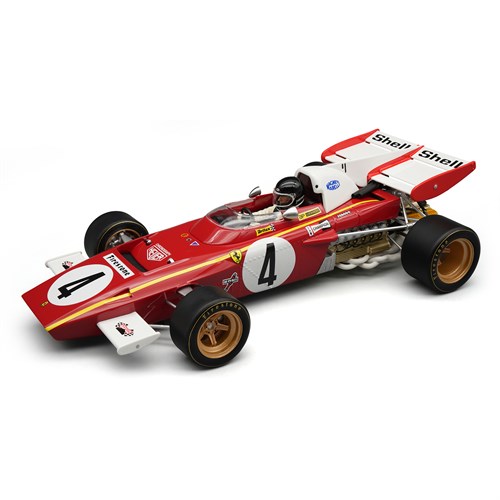 Tecnomodel Ferrari 312 B2 w. Figure - 1971 Monaco Grand Prix - #4 J. Ickx 1:18