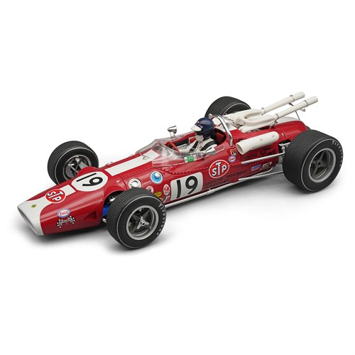 Tecnomodel Lotus 38 w. Figure - 1966 Indianapolis 500 - #19 J. Clark 1:18