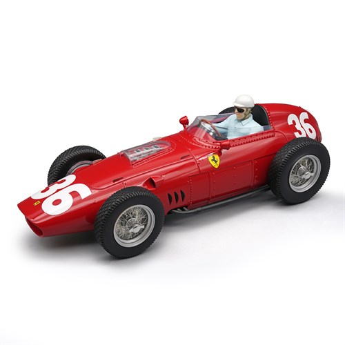 Tecnomodel Ferrari 246 w. Figure - 1960 Monaco Grand Prix - #36 P. Hill 1:18
