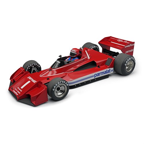 Tecnomodel Brabham BT45C w. Figure - 1978 BRDC International Trophy - #1 N. Lauda 1:18