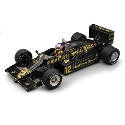 Tecnomodel Lotus 94T w. Figure - 1983 European Grand Prix - #12 N. Mansell 1:18 model car