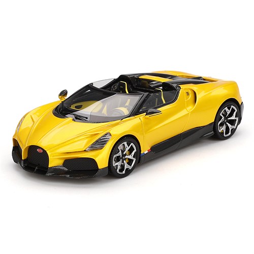 TrueScale Miniatures Bugatti W16 Mistral - Yellow 1:43 model car