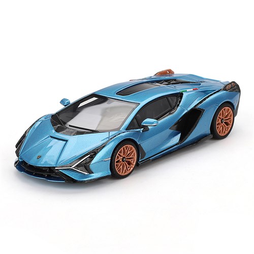 TrueScale Miniatures Lamborghini Sian FKP 37 - Aegir Blue 1:43 model car