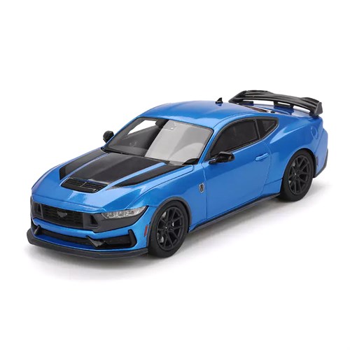 TrueScale Miniatures Ford Mustang Dark Horse 2024 - Grabber Blue 1:43 model car