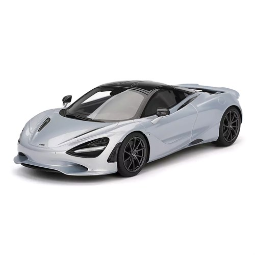 TopSpeed McLaren 750S - Ice Silver 1:18 model car