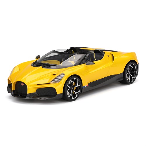 TopSpeed Bugatti W16 Mistral - Yellow 1:18 model car