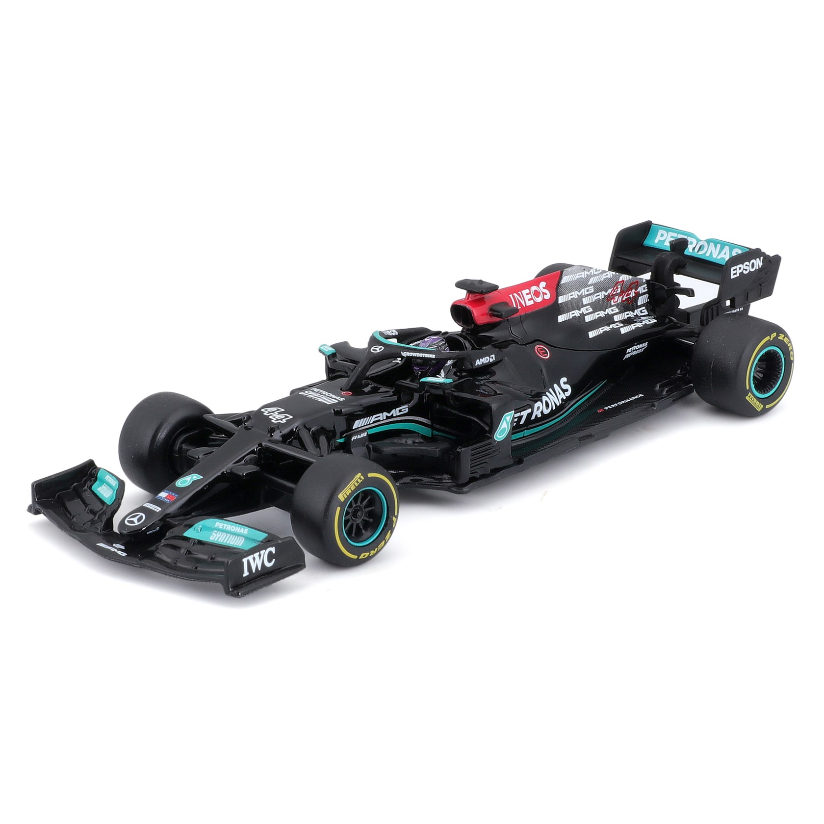 Burago Mercedes F1 W12 2021 L. Hamilton 1:43