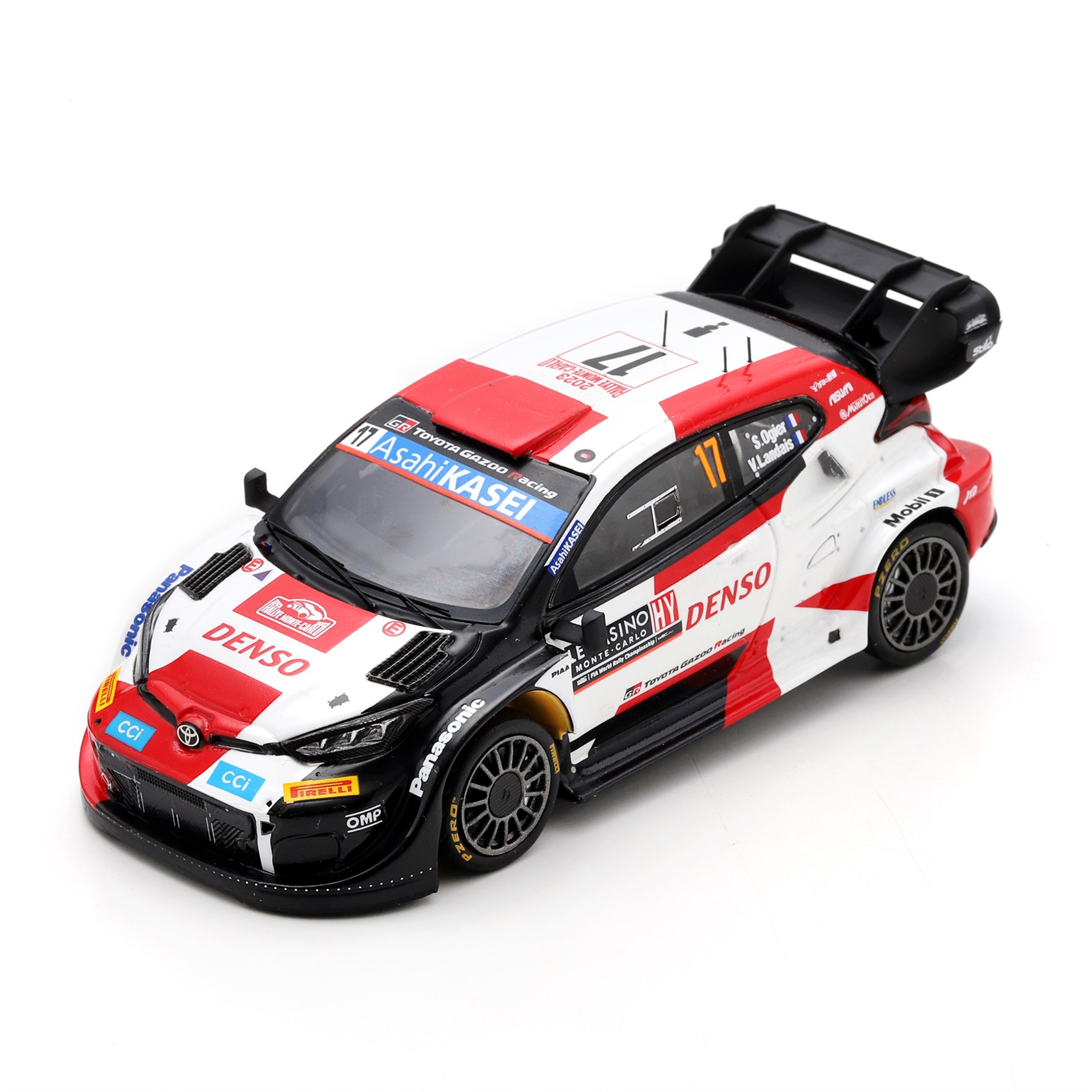 Spark Toyota GR Yaris Rally1 - 1st 2023 Monte Carlo Rally - #17 S. Ogier  1:43