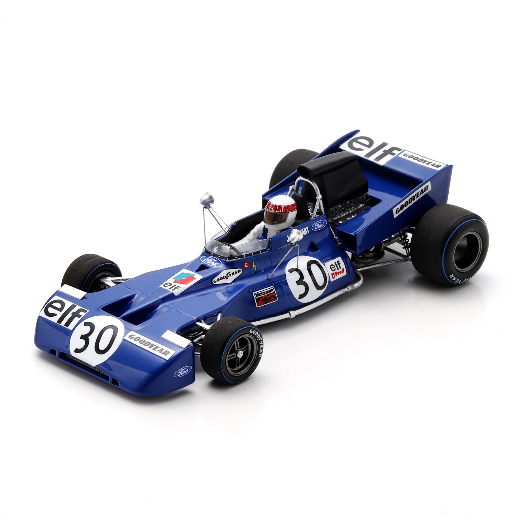 Spark Tyrrell 003 - 1971 Italian Grand Prix - #30 J. Stewart 1:43