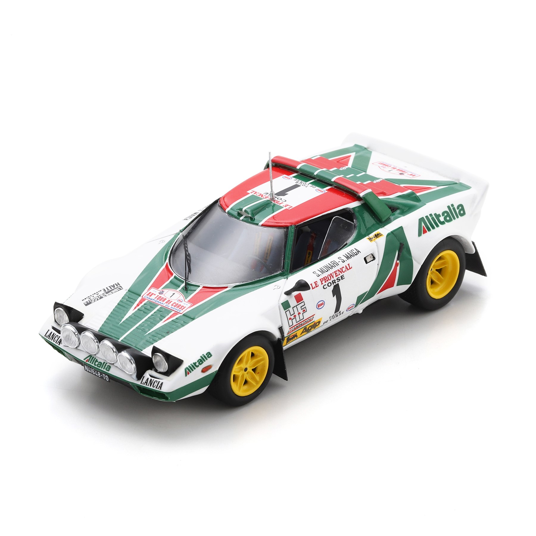 Spark Lancia Stratos HF - 1st 1976 Corsica Rally - #1 S. Munari 1:43